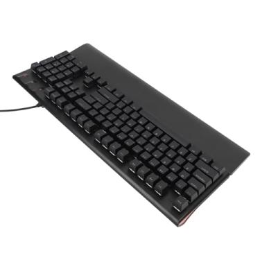 Imagem de Teclado para Jogos RGB Com Descanso de Pulso e Interruptores Eletrônicos - Teclado Hanical Iversal LED Retroiluminado 04 Teclas para PC, Teclado para Jogos Com Fio USB