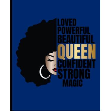 Imagem de QUEEN | LOVED | POWERFUL | BEAUTIFUL | CONFIDENT | STRONG | MAGIC Notebook