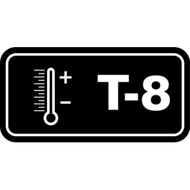 Imagem de Accuform TDF808XVE Adesivo Dura-Vinil "T-8 Thermal" Etiqueta Padrão de Fonte de Energia, 3,5 cm L x 7,6 cm C, Branco em Preto