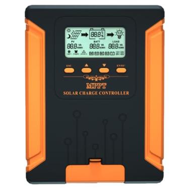 Imagem de SolaMr Controlador de Carga Solar Mppt 50A 180V 12V/24V/36V/48V, Controlador de Painel Solar com Tela Lcd para Gel Selado Inundado e Lítio Lifepo4 (Cm50A)