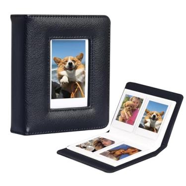 Imagem de WOGOZAN Álbum de Fotos Mini 64 Bolsos, Polaroid Livro para Fujifilm Instax Mini 12/11/SE/99/90/EVO/Link/Liplay, 2,15 X 3,4" Filmes, PU, Preto