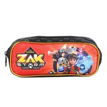 Imagem de Estojo Infantil Xeryus Simples Zak Storm Adventures - Vermelho - Único