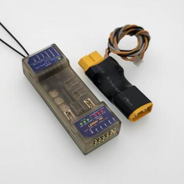 Imagem de Buddy RC Compatible Spektrum Full-Range DSMP Telemetry Stabilizer with XT60 Energy Meter，DSMX DSM2 Compatible 10-CH Telemetry Stabilizer Voltage Probe Receiver