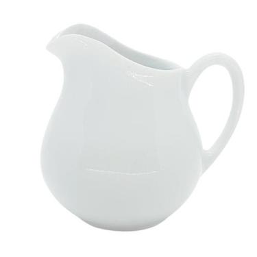 Imagem de Jarra Tradicional 350ML - Leiteira, Sucos e Bebidas - Porcelana Branca
