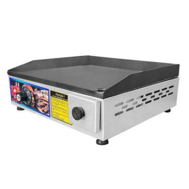 Imagem de Chapa churrasco Lanche porções 40x35 sem prensa - Sevefort, 110V