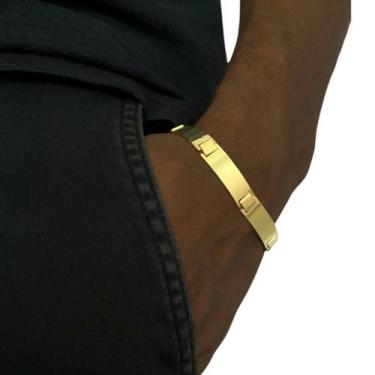 Imagem de Bracelete Liso 10mm - Banhado a Ouro 18k - ToJoia18k