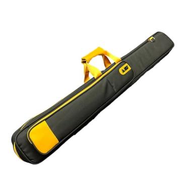 Imagem de Aymzbd Caixa de Vara de Taco de Bilhar, Saco de Armazenamento de Taco de Bilhar, Vara de Bilhar, Suporte de Vara, Bolsa de Transporte, Bolsa de Transporte de, Preto Amarelo