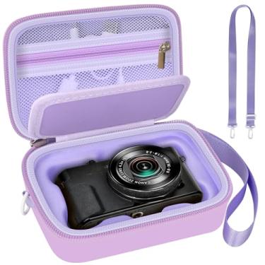Imagem de ANKHOH Estojo Para Câmera Digital Canon Powershot G7X Mark Iii/ Mark Ii/ Sx740/Sx730 4K, Bolsa Para Câmera Compacta Com Divisória Acolchoada Para Guardar Cartões Sd, Bolso De Malha Para Cabo Usb, Ac