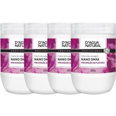 Imagem de 4UN Creme Massagem Corporal Nano Dmae 650G D'agua Natural - D'Água Nat