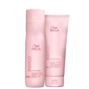 Imagem de Kit Invigo Blonde Recharge Shampoo e Condicionador - Wella - Wella Pro