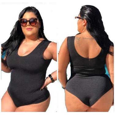 Imagem de Kit 4 Bodys Suplex Plus Size  Cores e Modelos Variados - TLT, Único, F