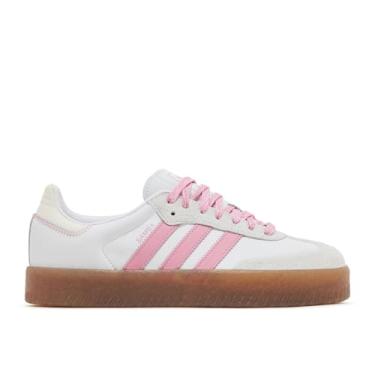 Imagem de Adidas Tênis feminino Sambae (Branco Rosa Bliss, 35), Branco nuvem, rosa bliss, branco, 35
