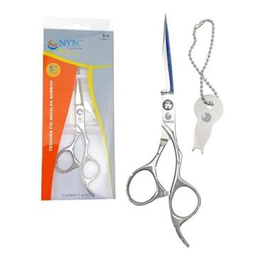 Imagem de Tesoura Cabelo Fio Navalha Bamboo 5,5" (14,0 cm) - NYBC Beauty - Corte