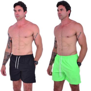 Imagem de Kit 2 Short Masculino Mauricinho Tectel Dry Fit Confortável Lançamento