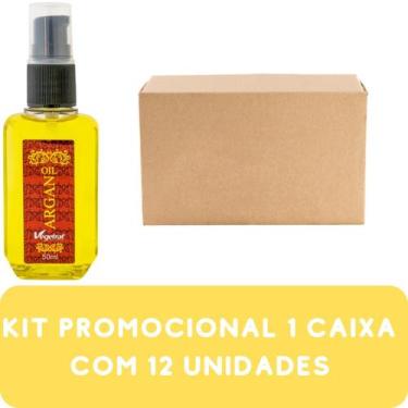 Imagem de Reparador de Pontas Vegetrat Óleo de Argan Frasco 50ml Kit Promocional