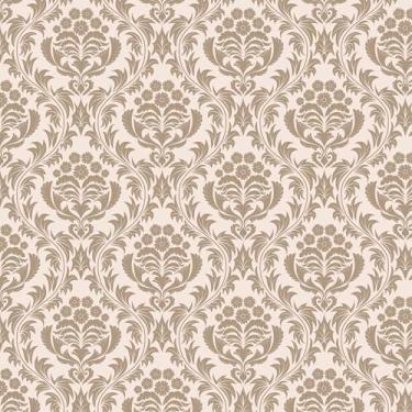 Imagem de Papel De Parede Provençal Marrom Nude Autocolante 3m