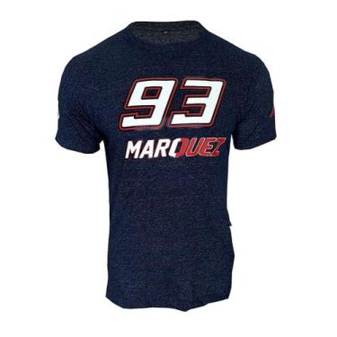 Imagem de Camiseta Masculina 93 Marc Márquez - RACE, Mescla marinho, G1