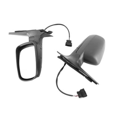 Imagem de DACOLWZING 2PCS Acessórios para carro Porta lateral do carro Espelho retrovisor elétrico Conjunto compatível com VW -Bora -Jetta -MK4 -Golf 4
