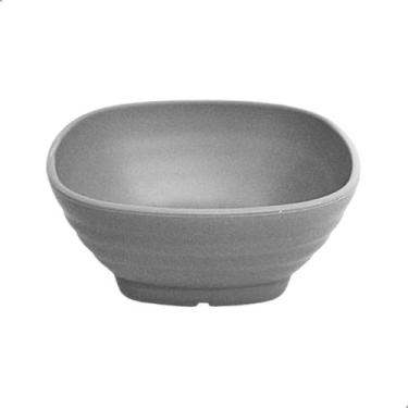 Imagem de Tigela Bowl De Bambu Ecologico Quadrada Para Sobremesa 250ml 11x4,5cm 