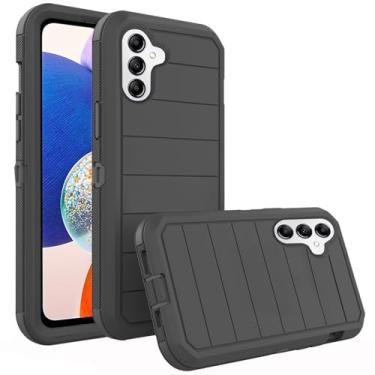 Imagem de Asuwish Capa de telefone para Samsung Galaxy A14/M14 5G, capa de celular híbrida à prova de choque de grau militar, acessórios para celular de proteção rígida robusta de corpo inteiro A 14 4G 14 A 14