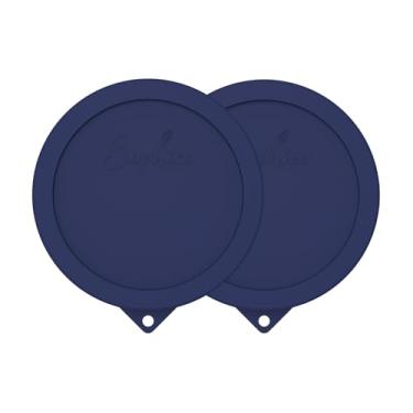 Imagem de Tampas de substituição de silicone para tigelas de mistura de vidro esculpido Pyrex (tampas para 7402-s 1,3 Qt)