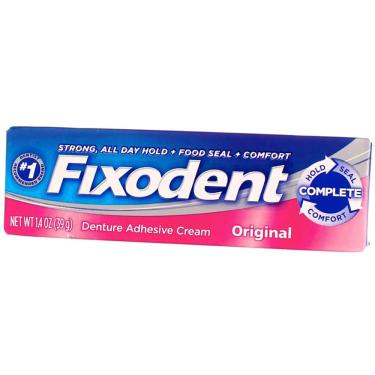 Imagem de Creme adesivo para próteses dentárias Fixodent Original 40mL