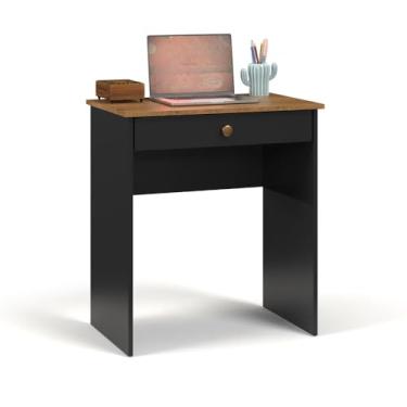 Imagem de Mesa para Computador ou Notebook com Gaveta Prisma - Cores (ESTILO - PRETO/FREIJÓ)