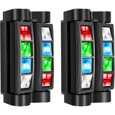 Imagem de Luzes de dj com cabeça móvel Betopper rgbw 8x3W LED Spider x2