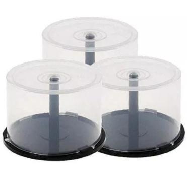 Imagem de Kit 2 Tubos Vazios Para Armazenar Midias Cd E Dvd - NoBrand