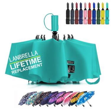 Imagem de Guarda-chuva LANBRELLA Compacto Invertido - Dobrável e Automático