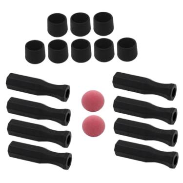 Imagem de Dynwave a mesa de pebolim lida com os componentes de manutenção de tampas finais não deslizam fácil de instalar futebol de mesa prática leve com bolas, Bola Vermelha