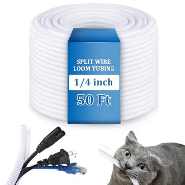 Imagem de Kanayu Tear de fio retardador de chamas dividido, cabo de alta temperatura, mangas divididas, tubos de tear, conduíte de fio automático para indústria elétrica automotiva marítima (1/10.2 cm - 15.2 m