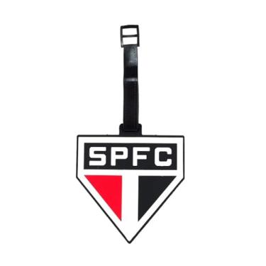 Imagem de Etiqueta Identificação Bagagem Time Futebol 8.5x8.5cm - SPFC YML020-2-B