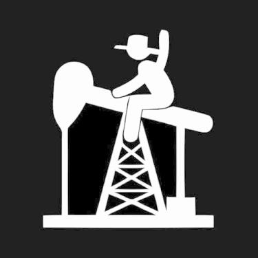 Imagem de Legacy Innovations Oil Cowboy Hooey Driller Funny LLI | Adesivo de vinil decalque | Carros Caminhões Vans Paredes Laptop | Branco | 5,5 x 4,7 polegadas | LLI2528