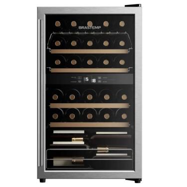 Imagem de Adega Brastemp 33 Garrafas Dual Zone Inox 127v