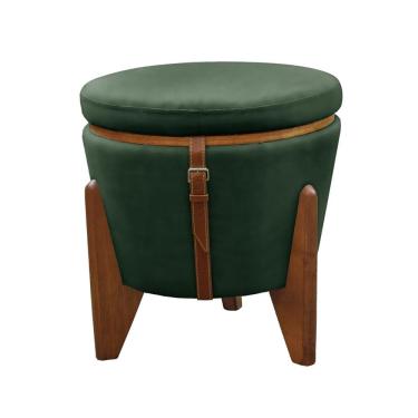 Imagem de Puff Banqueta Fênix Baú Mesa Castellar Móbile Veludo Verde