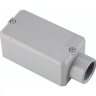 Imagem de Condulete Fixo 1/2" Tipo "e" - Com Tampa / Com Pintura Eletrostática A Pó / Sem Rosca Tramontina
