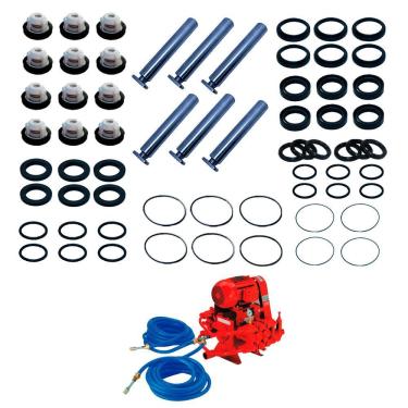 Imagem de Kit Reparo Lavadora Somar Wayne 6 Pistões Lu Hu 6402