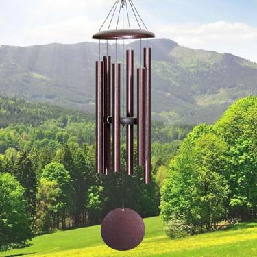 Imagem de Loving Basso Sinos De Vento Condolências Para Áreas Externas, Tom Profundo, Grandes 36'' Em Memória Um Ente Querido, Presentes Mãe, Pai, Avó, Decoração Jardim, Pátio E Quintal