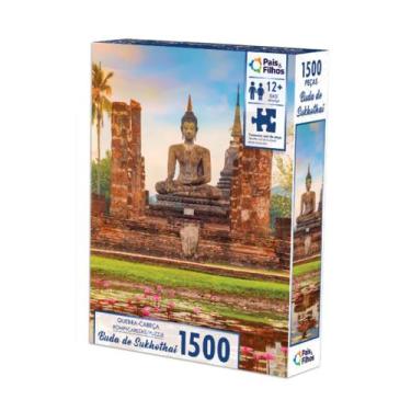 Imagem de Quebra Cabeça Buda de Sukhothai 1500 Peças Pais e Filhos
