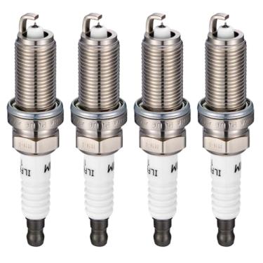 Imagem de SYKRSS 3417 SK16HR11 velas de ignição irídio pacote com 4 - compatível com INFINITI FX35 FX45 G35 I35 M35 Cherokee Challenger Charger Dart Santa Fe Optima 4Runner Camry FJ Cruiser, motor 2.0L 2.5L