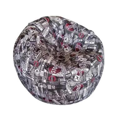 Imagem de Puff Redondo Locations Colorido - Phoenix Puff