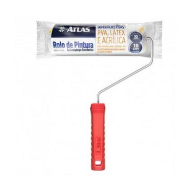 Imagem de Rolo para pintura de la sintetica 150mm at773/15 pinceis atlas