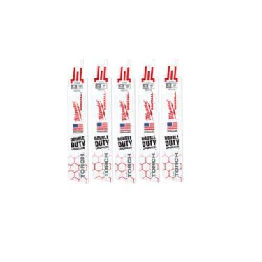 Imagem de Lâmina serra sabre 6" 18d metal torch ice 5 peças 48-00-4784 milwaukee