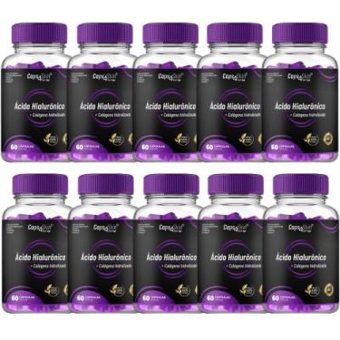 Imagem de Caps4skin - Ácido Hialurônico + Colágeno Hidrolisado, 10 Potes