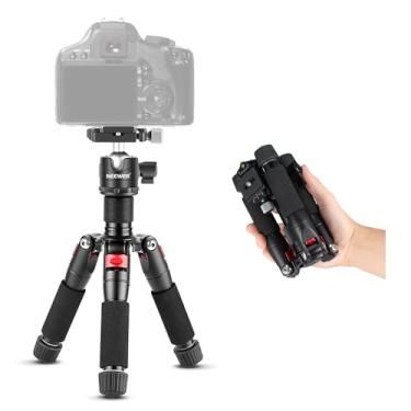 Imagem de NEEWER Mini tripé para câmera com cabeça esférica de 360°, liga de alumínio, 50 cm/1/4", placa rápida tipo Arca, tripé de viagem portátil para câmera DSLR de vídeo, carga máxima: 5 kg