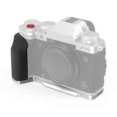 Imagem de SmallRig Punho de mão X-T5 em forma de L para câmera FUJIFILM X-T5, placa de liberação rápida integrada para Arca, alça lateral de silicone, botão do obturador, leve e confortável - 4136