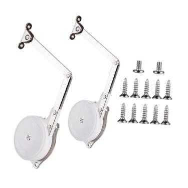 Imagem de WeiLaiKeQi 2x Dobradiças de suporte de tampa plana com fechamento lento, substitui dobradiças de doméstico, de caixa de brinquedos com fechamento suave para