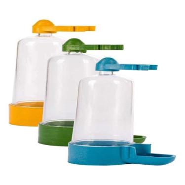 Imagem de Bebedouro para Caçula Jel Plast Cores Mistas 60ml - Embalagem com 12 U