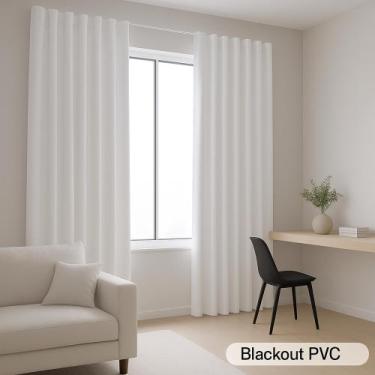 Imagem de Cortina Blackout Pvc 2,80 X 2,20 Quarto E Sala Longa - Vagalume Moda E